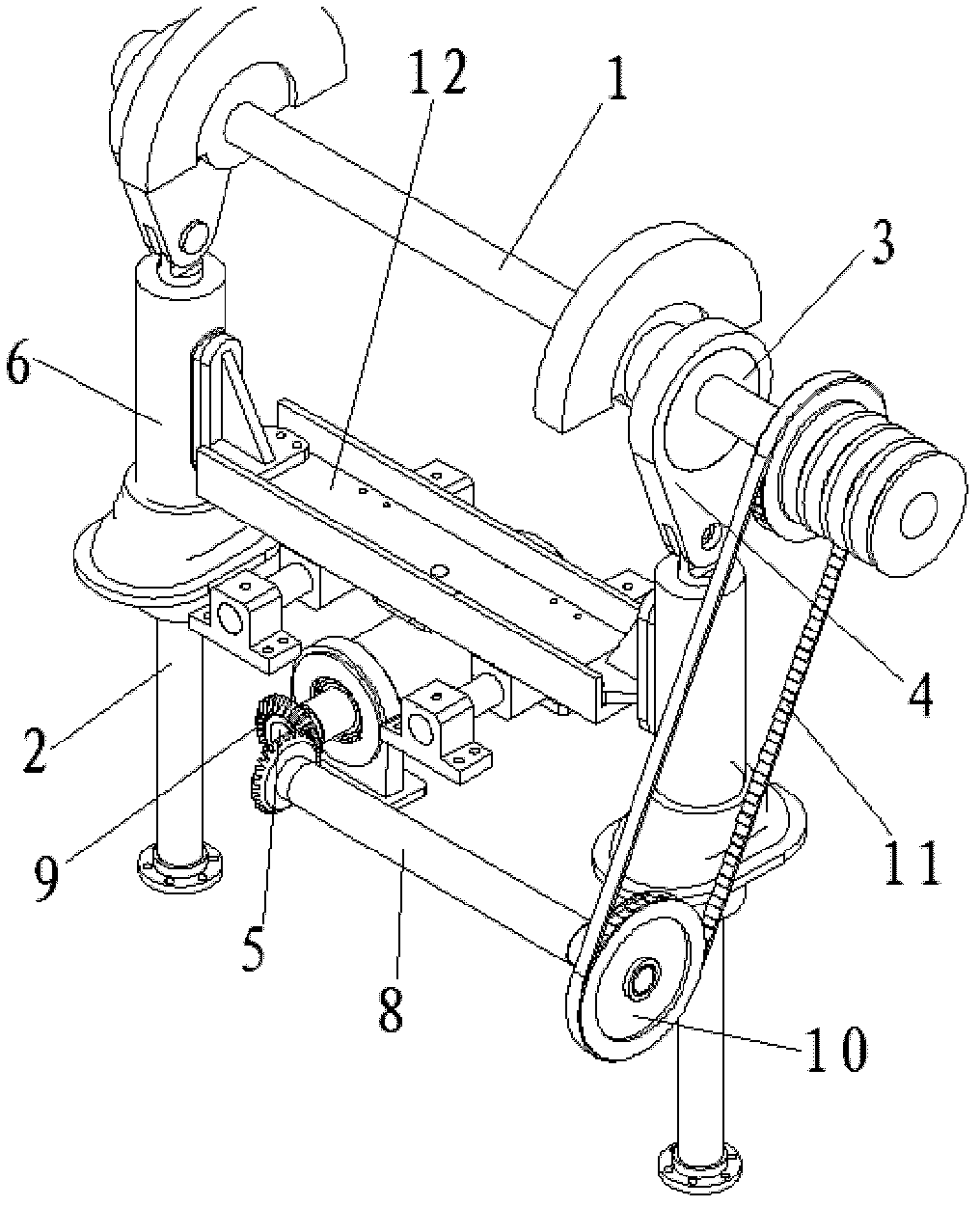 Elliptical track acupuncture mechanism