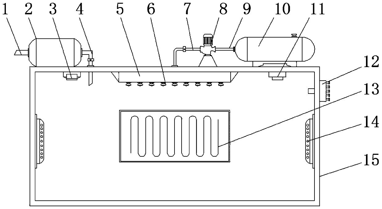 Organic pollutant detecting device in furniture