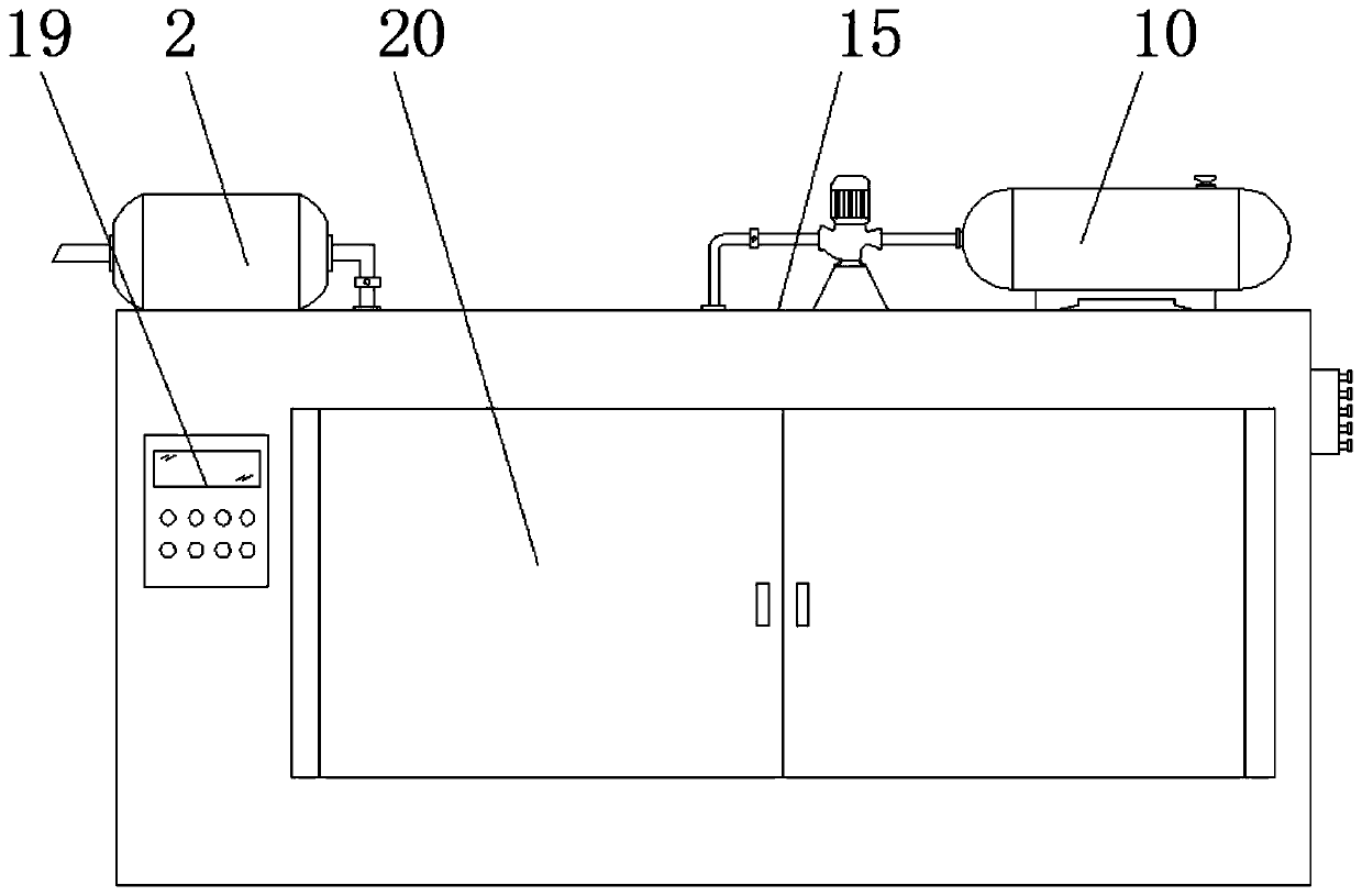 Organic pollutant detecting device in furniture