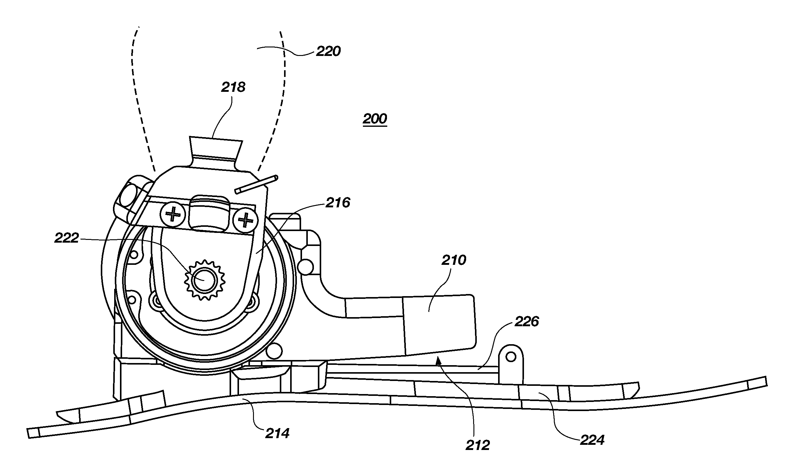 Energy storing foot plate