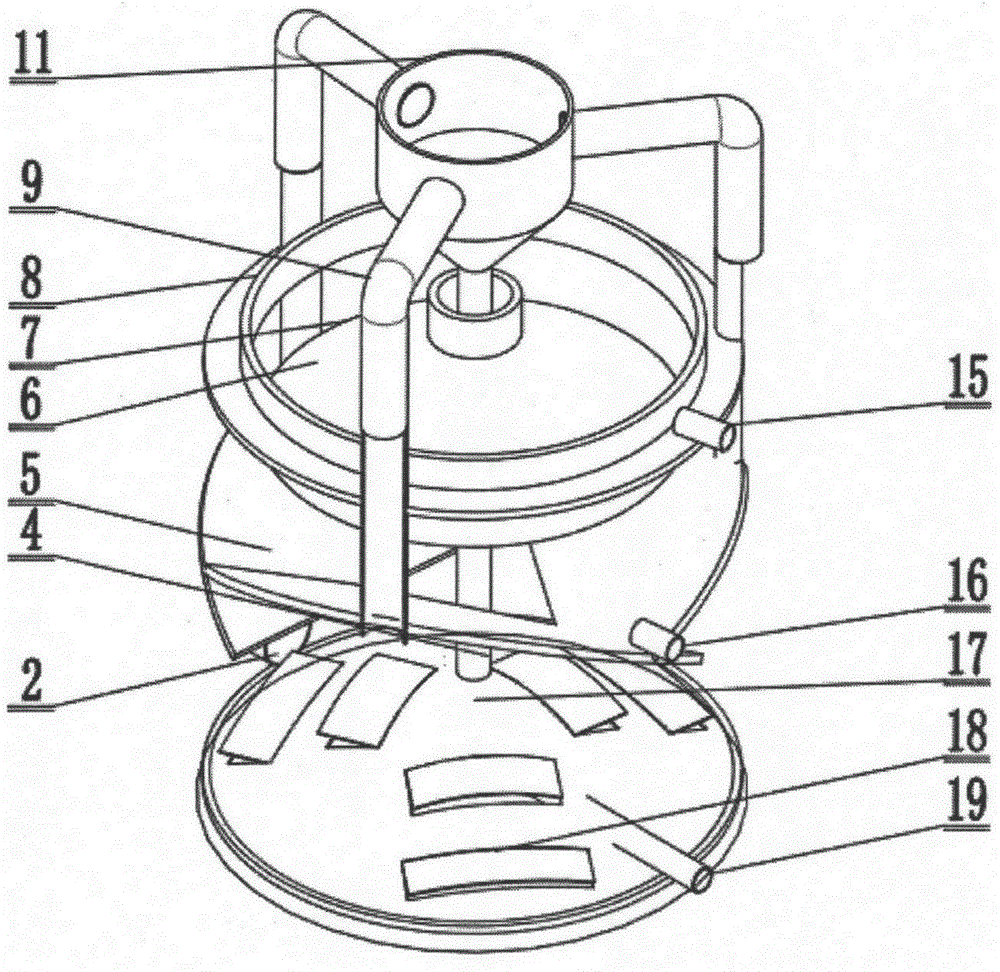 Internal recycle strengthened perfect mixing flow anaerobic reactor