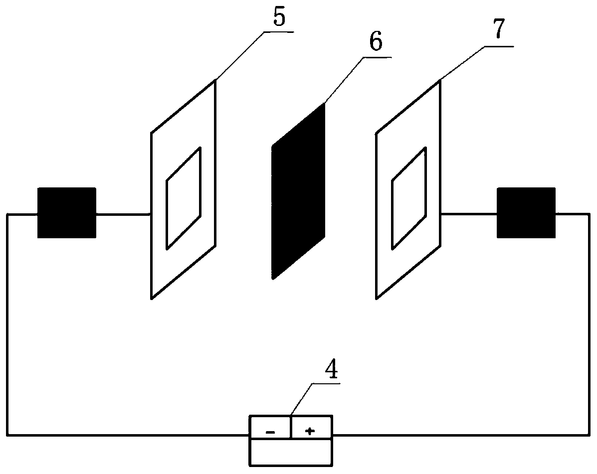 An electromagnetic integrated nanofiber filter material and its preparation and activation method