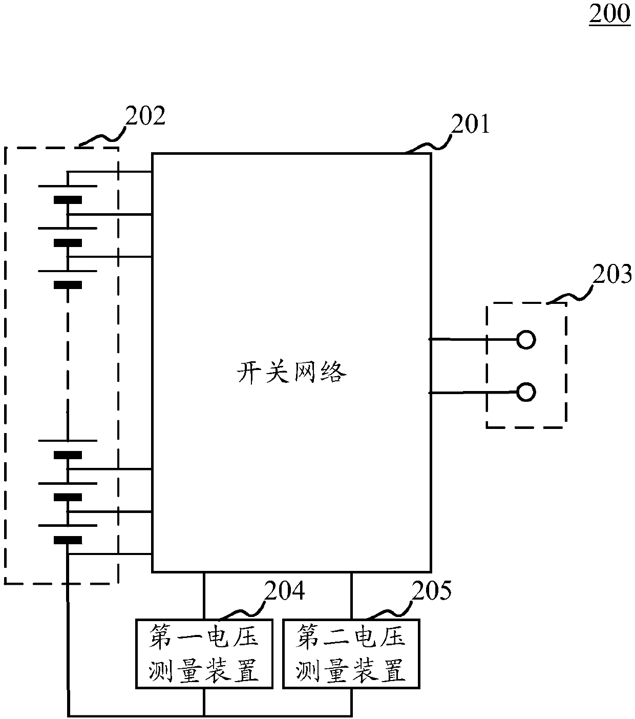 Switch network detection system and control method thereof