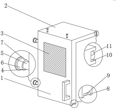 Protective observation door for numerically controlled lathe