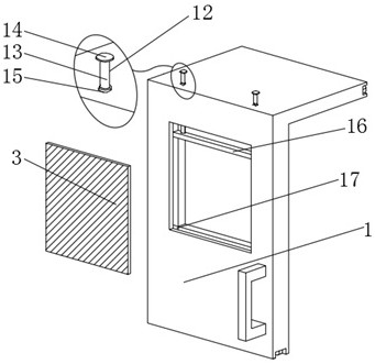 Protective observation door for numerically controlled lathe