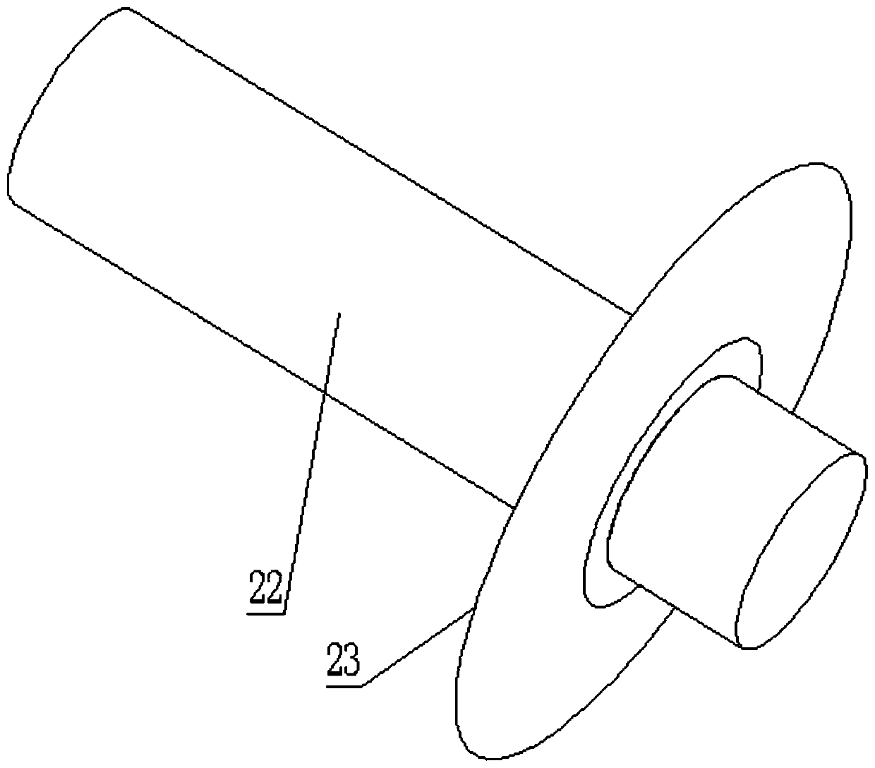 Primary processing device of silage