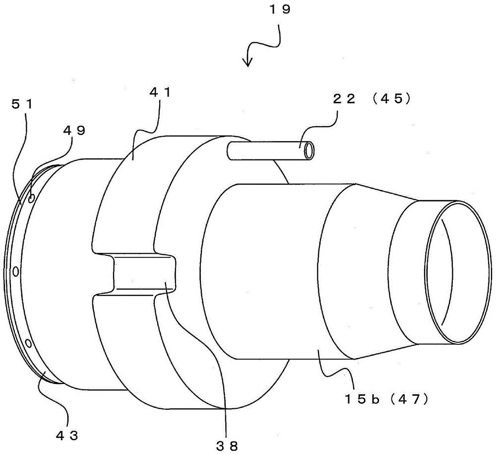 Connection structure and insulating parts of power cables