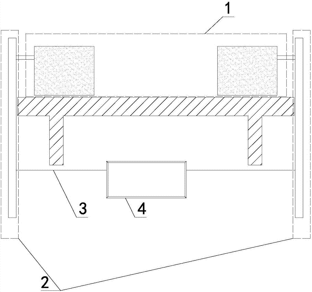 Hanging-basket type bridge maintenance operation platform