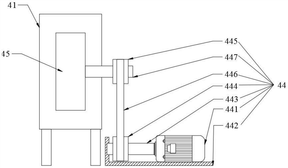 Feeding device for construction waste recycled aggregate production