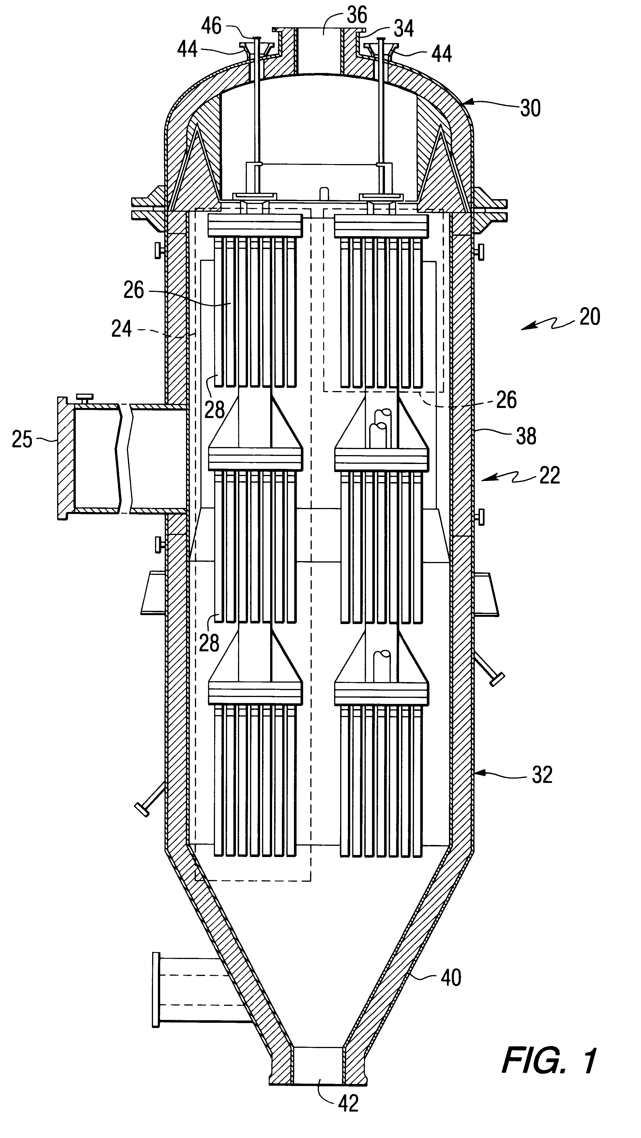 Filter assembly for metallic and intermetallic tube filters