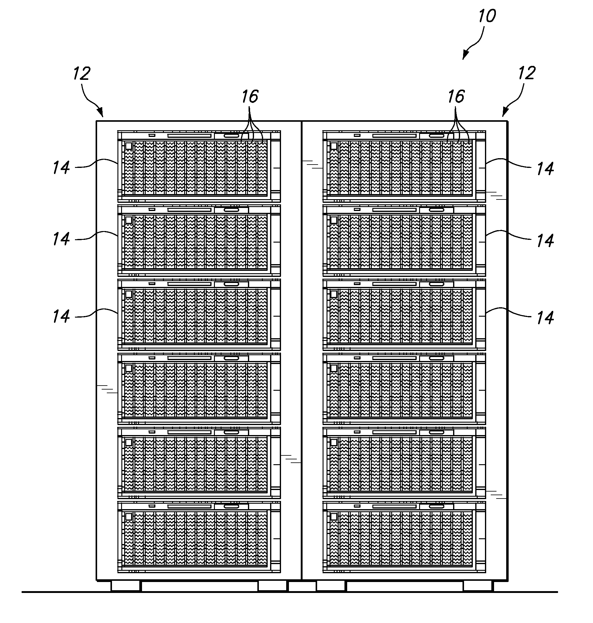 Security system to prevent tampering with a server blade