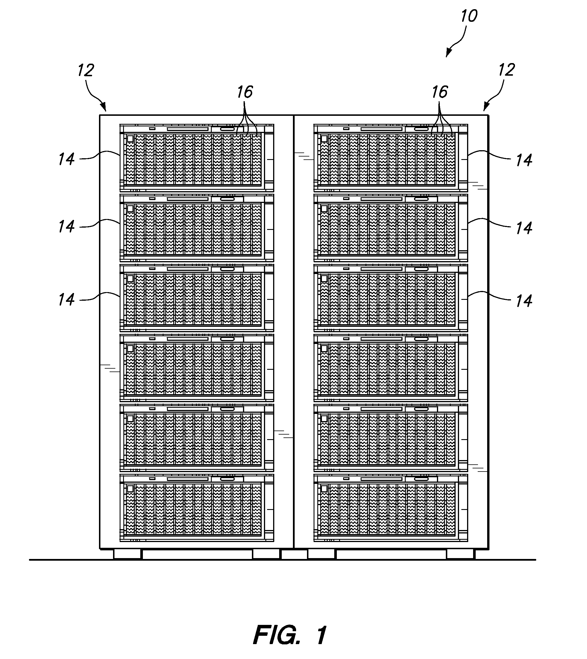 Security system to prevent tampering with a server blade