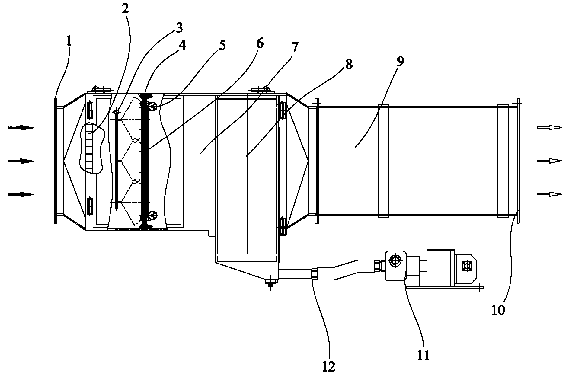 Dust removal device