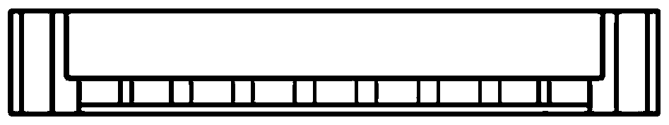 Drag line array wiring structure