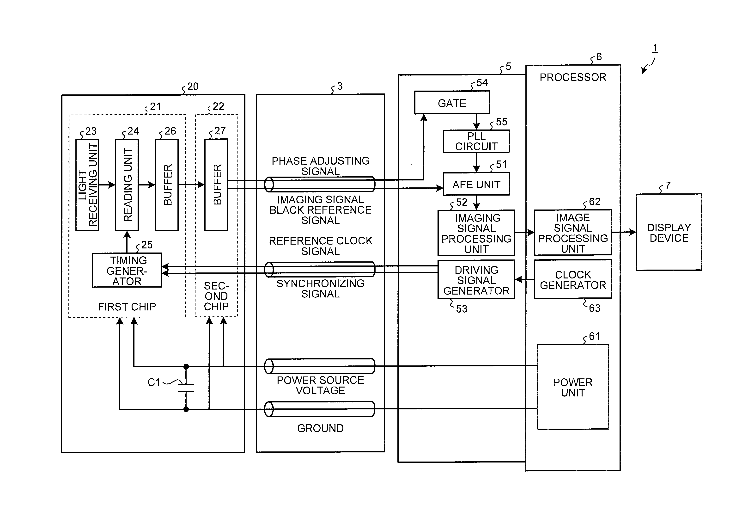 Imaging element, imaging device, endoscope, endoscope system, and method of driving imaging element