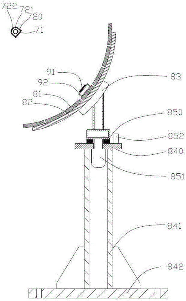 Photovoltaic and photo-thermal combined system for full-spectrum solar energy frequency-division, regulation and control