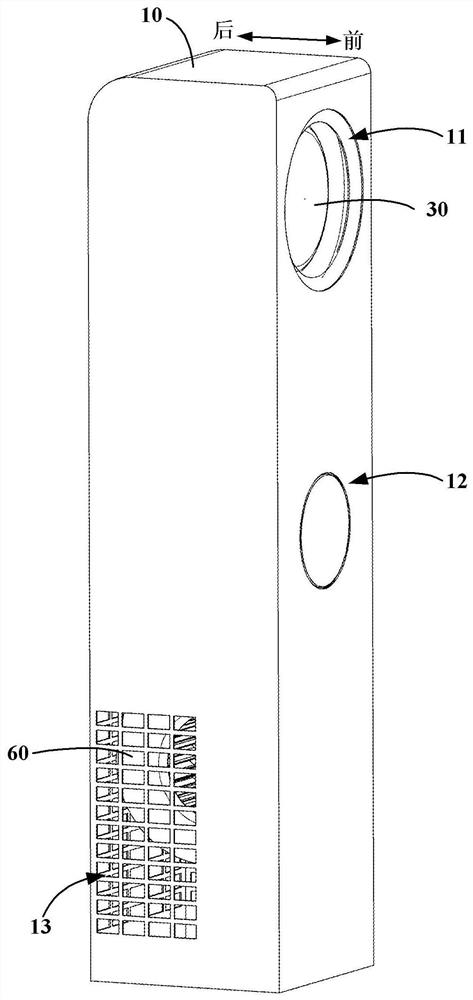 Vertical air conditioner indoor unit