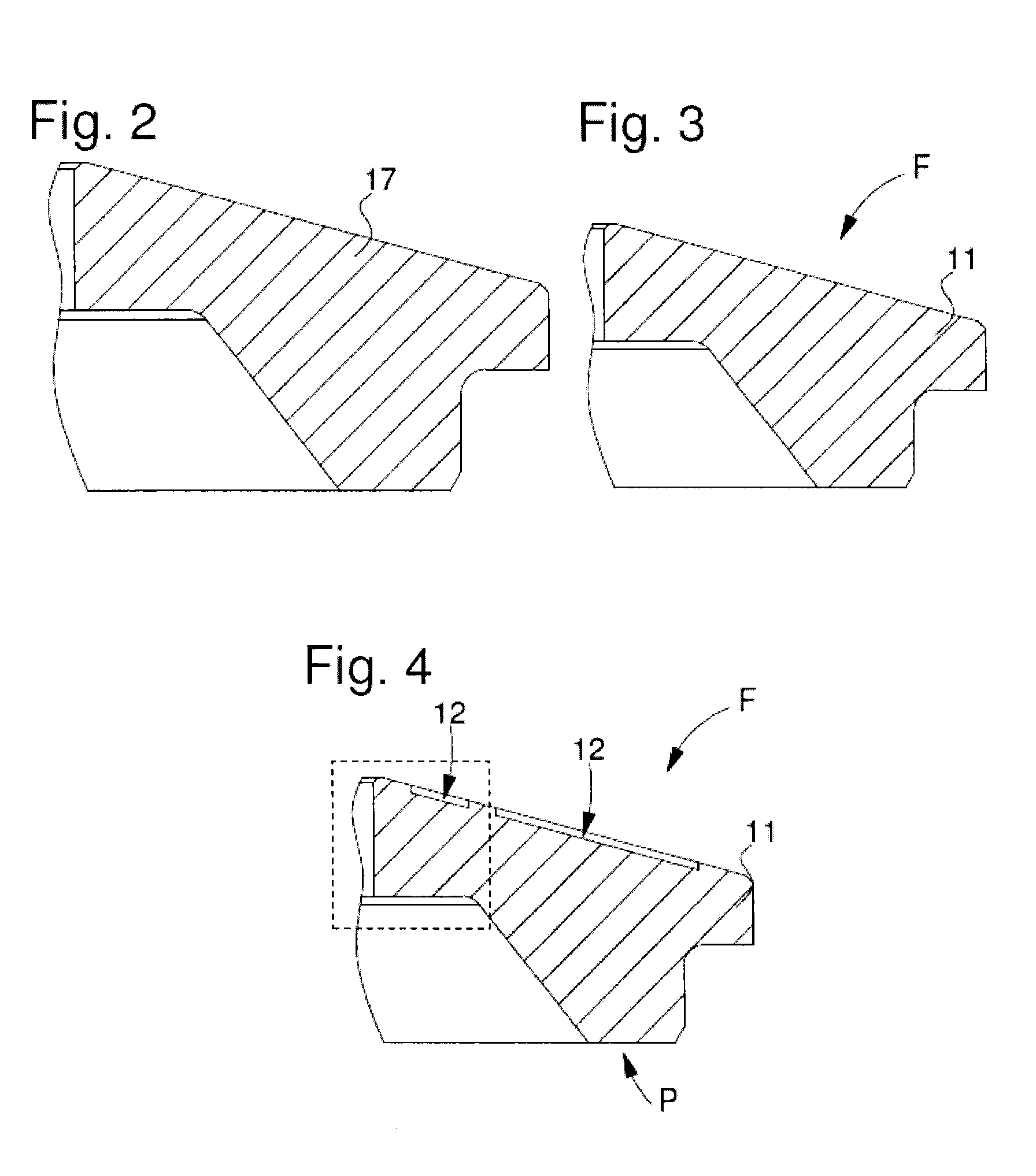 Ceramic element inlaid with at least one composite ceramic decoration