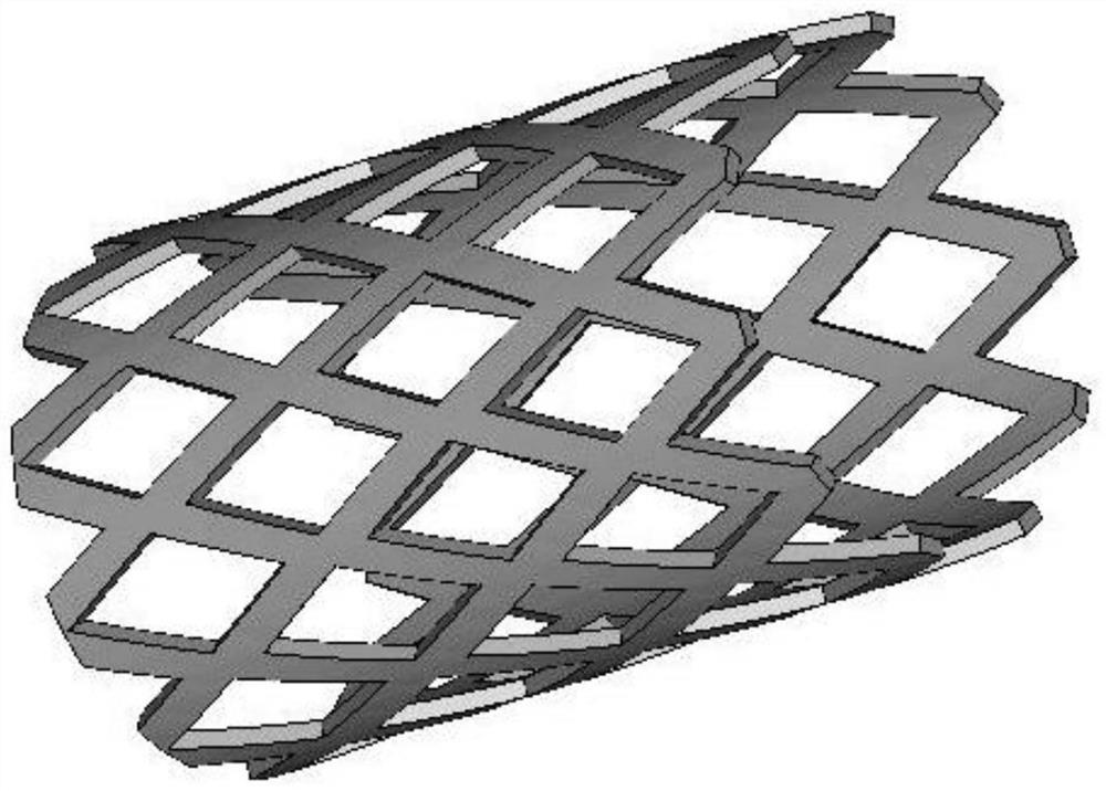 Nickel-titanium alloy stent prepared based on metal additive manufacturing technology and preparation method thereof