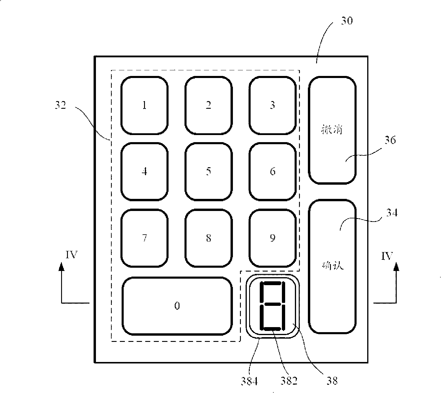 Password protection apparatus and method and cipher keyboard