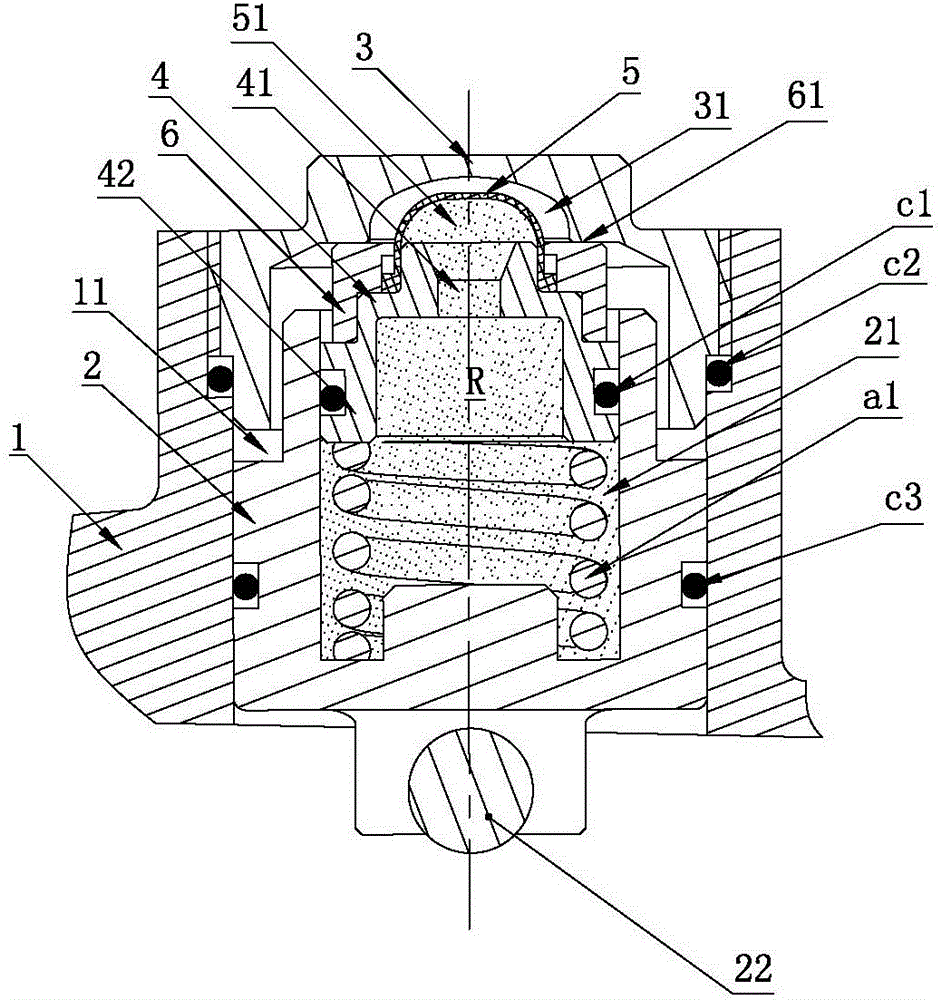 Tensioner core and tensioner and diverter with the same