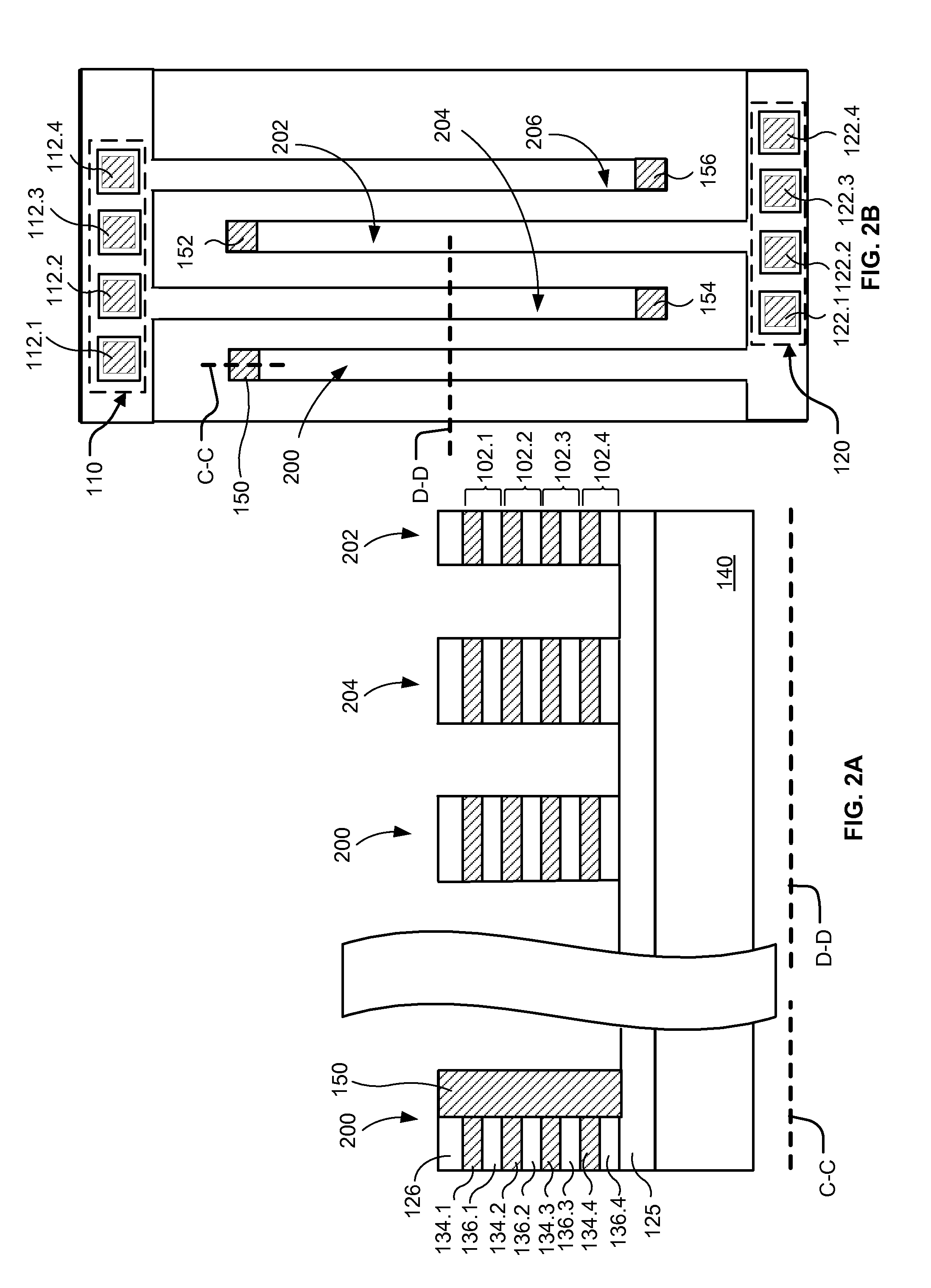 Contact architecture for 3D memory array