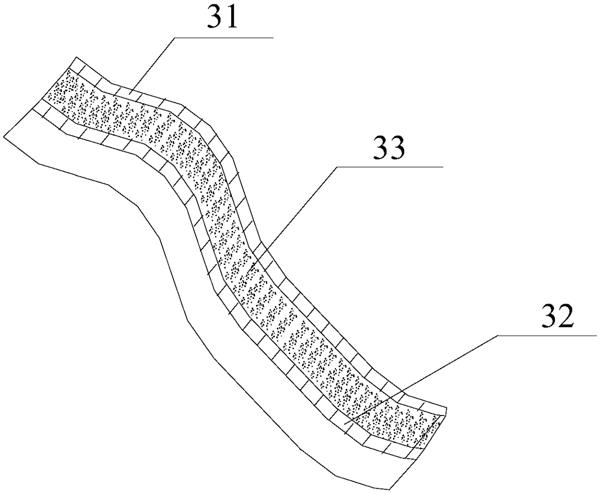 Inner high pressure formed two-wall hollow urea spraying mixing device