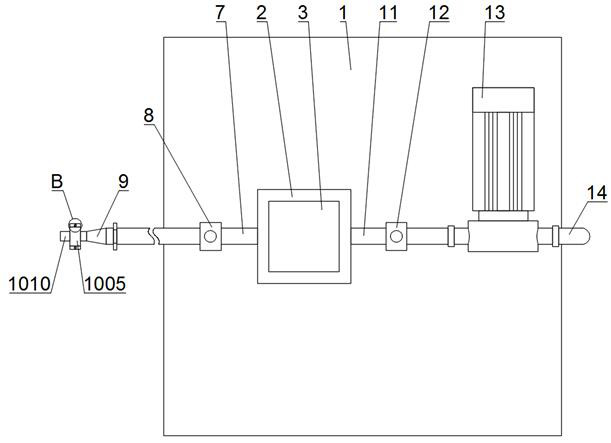 Secondary slurry supplementing device and method for slurry outlet of wallboard sleeve