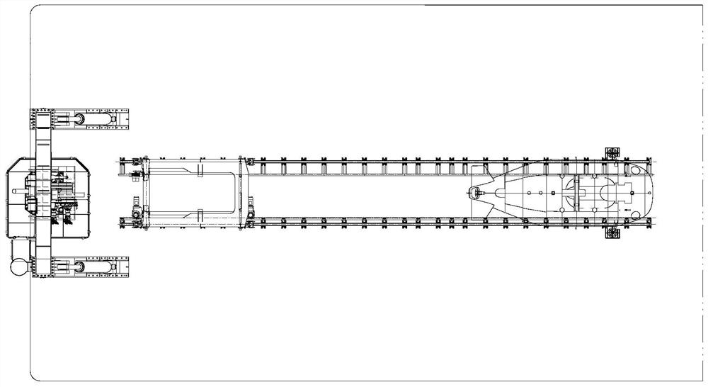 Submersible transporting, laying and recovering system and method