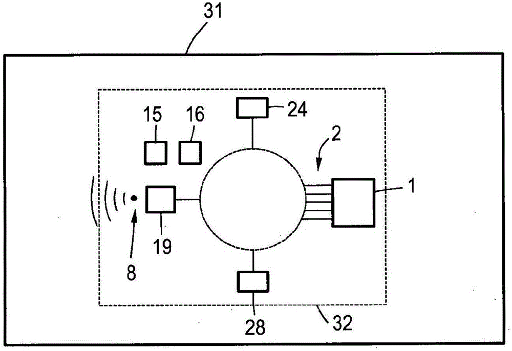 Controller in a motor vehicle, motor vehicle and method for emergency communication