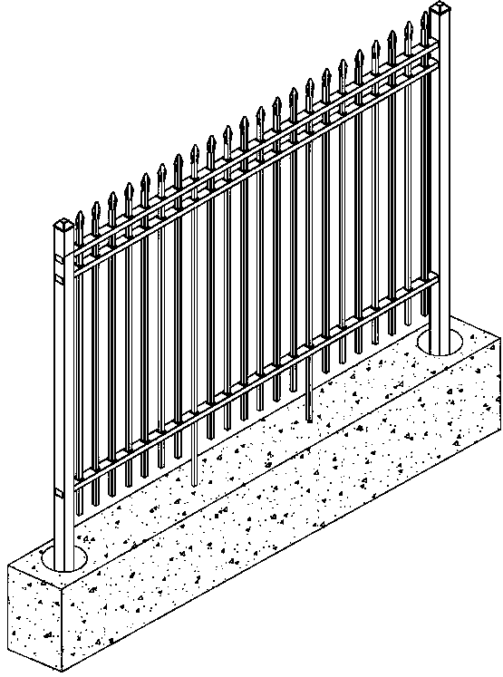 Fence piece and fence