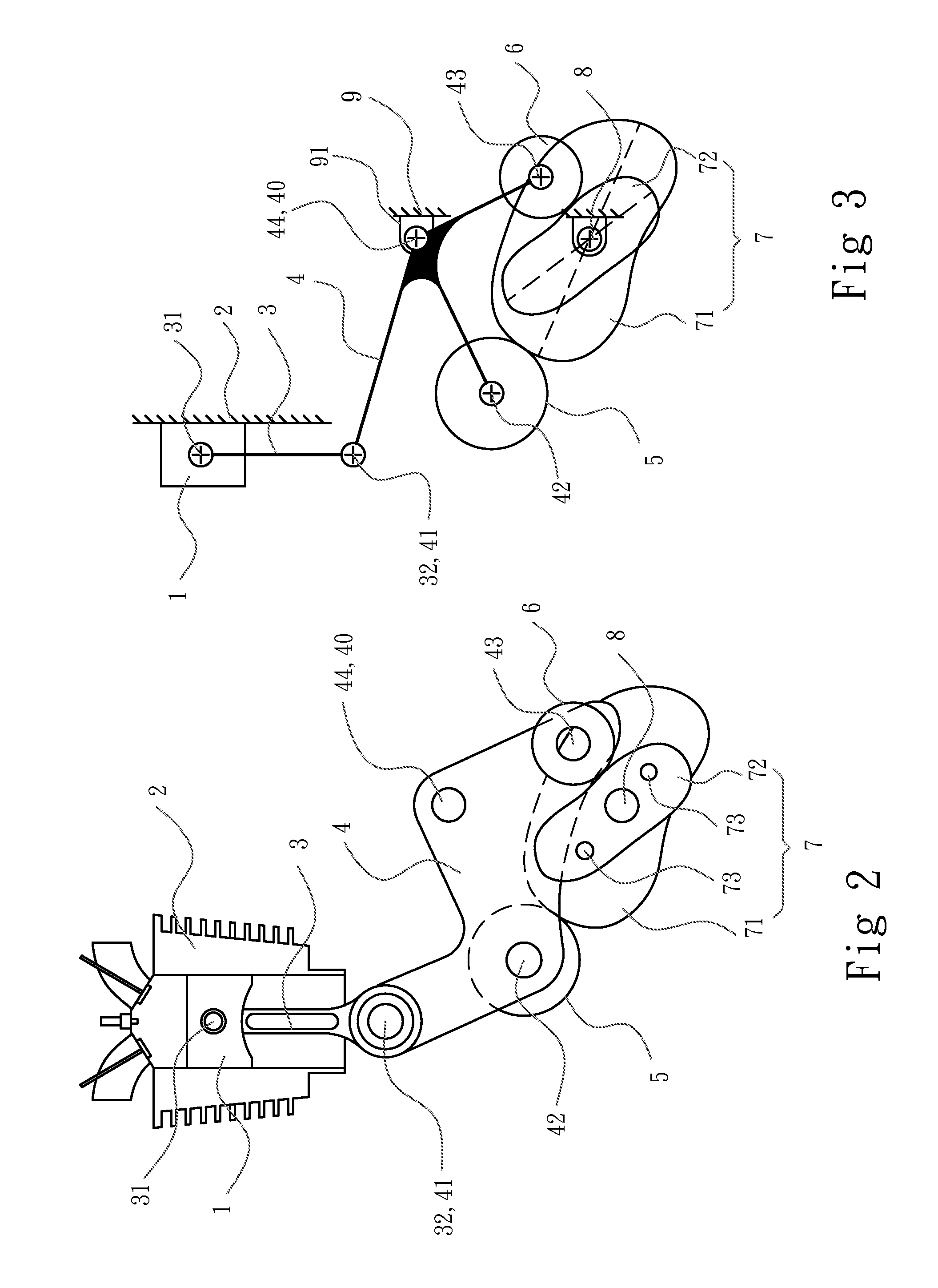 Engine structure having conjugate cam assembly