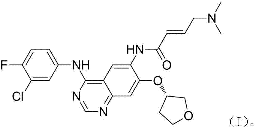 A kind of preparation method of Afatinib intermediate