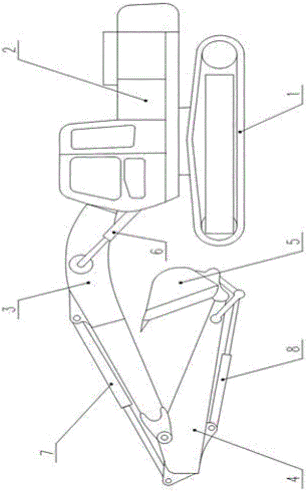 Electric hydraulic excavator