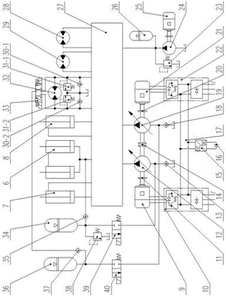 Electric hydraulic excavator