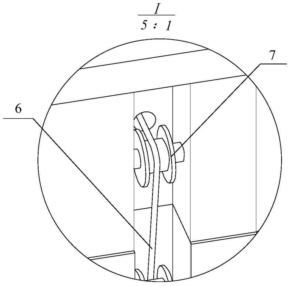 A permanent magnet curved surface adsorption device