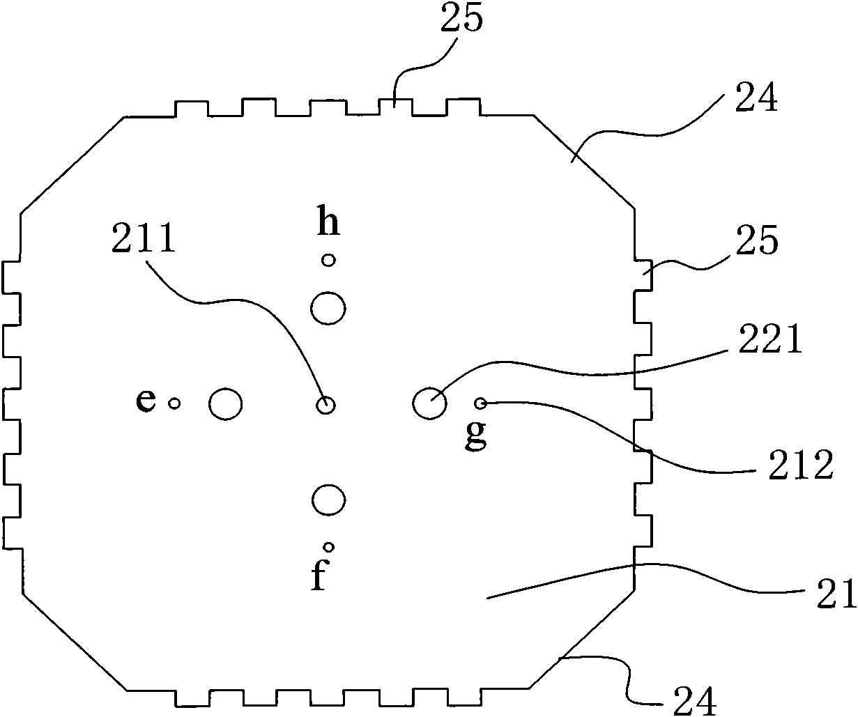 Double-frequency microstrip antenna