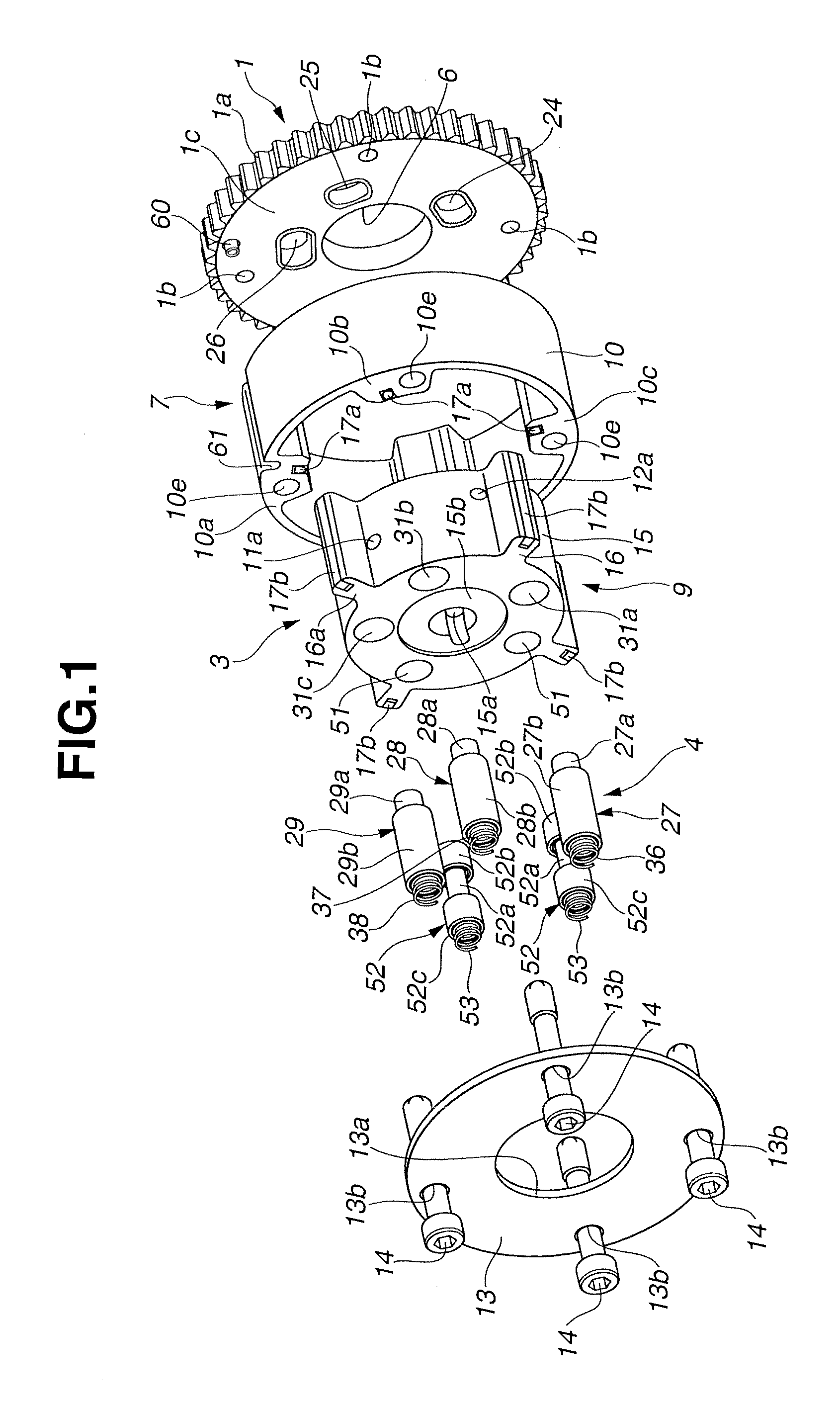 Valve timing control device of internal combustion engine