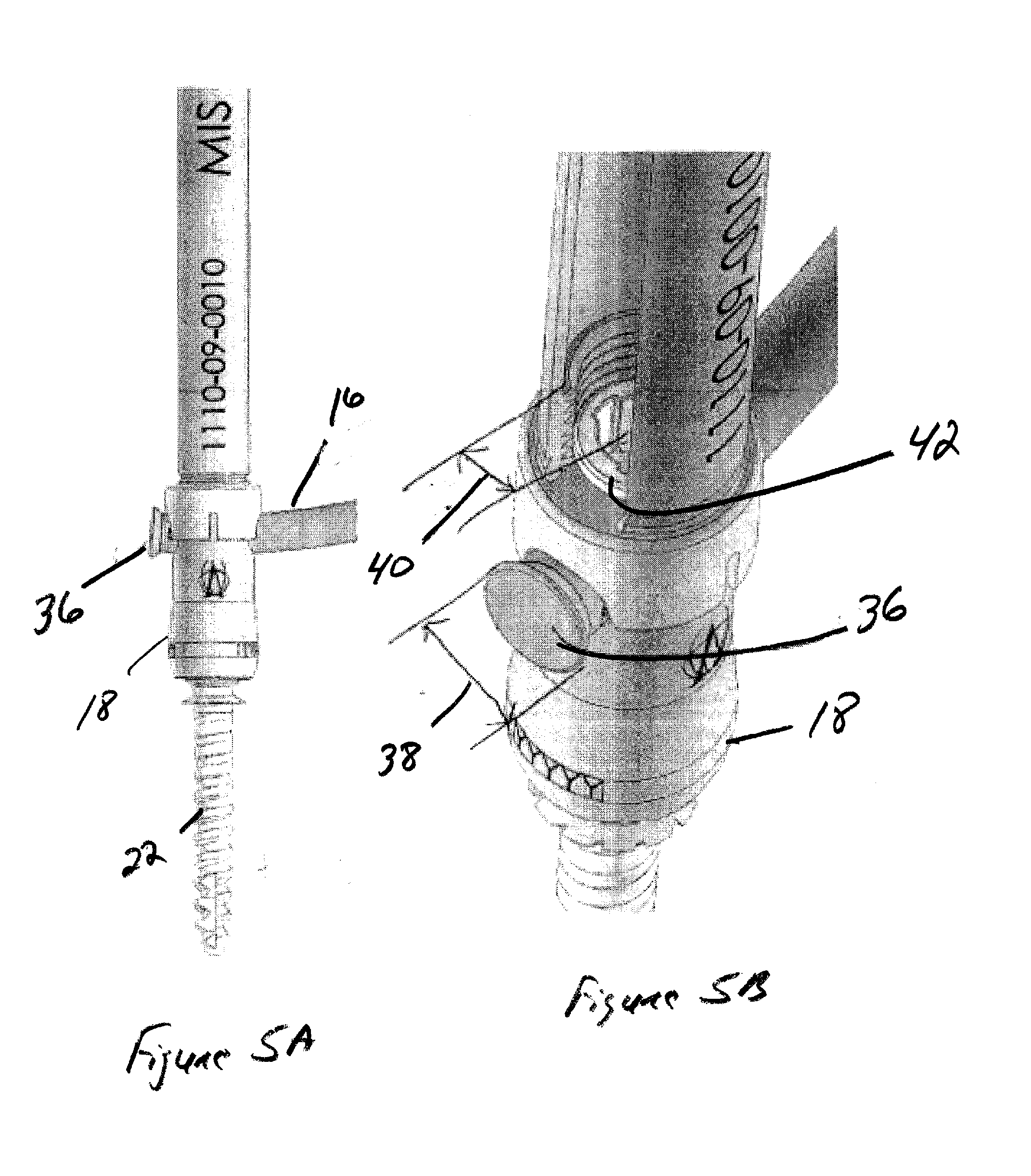 Minimally invasive spine surgery instruments: spinal rod with flange