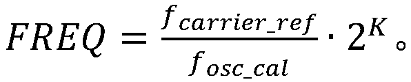 A flying satellite carrier frequency compensation method