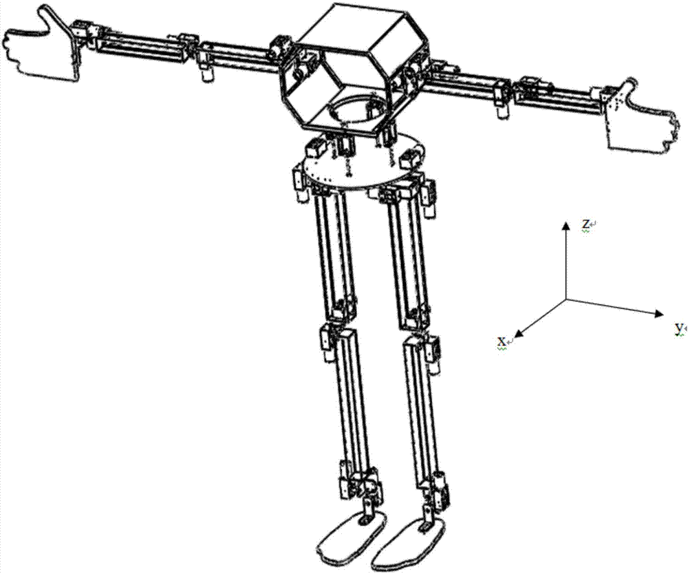 Motor-driven humanoid robot