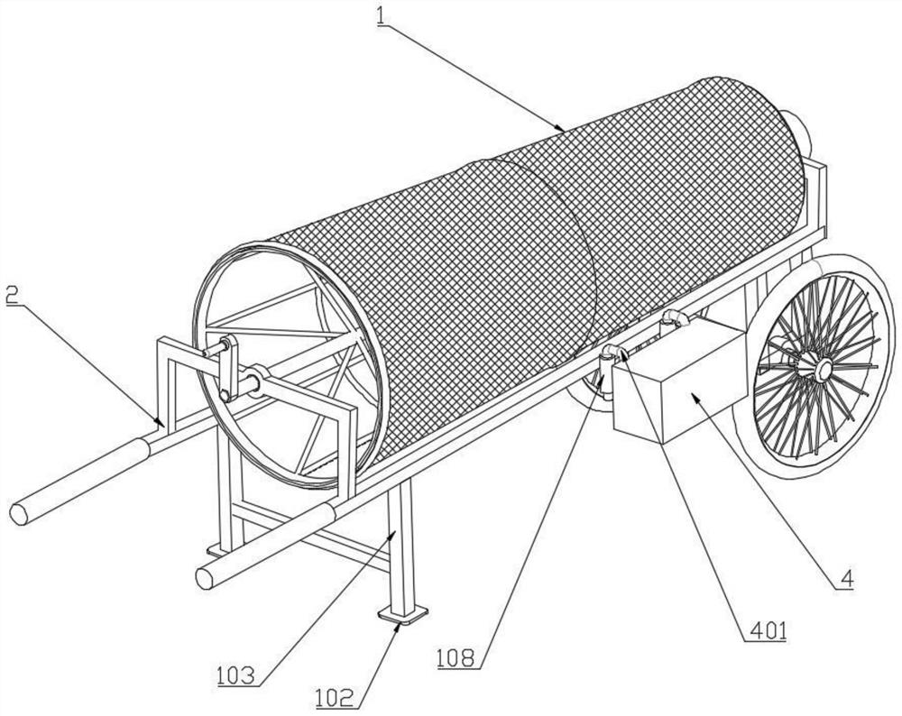 Straw separating device