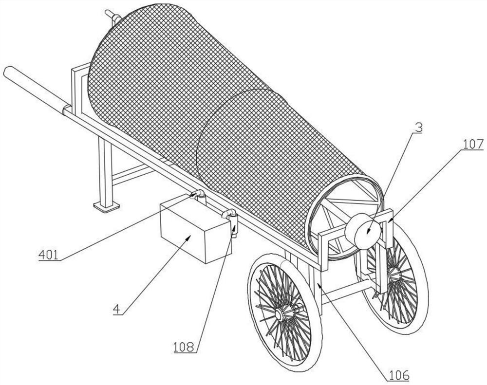 Straw separating device