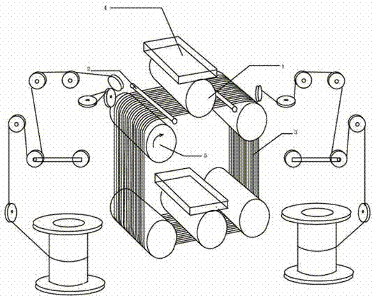 Process adopting extra-fine steel wire to cut silicon rod