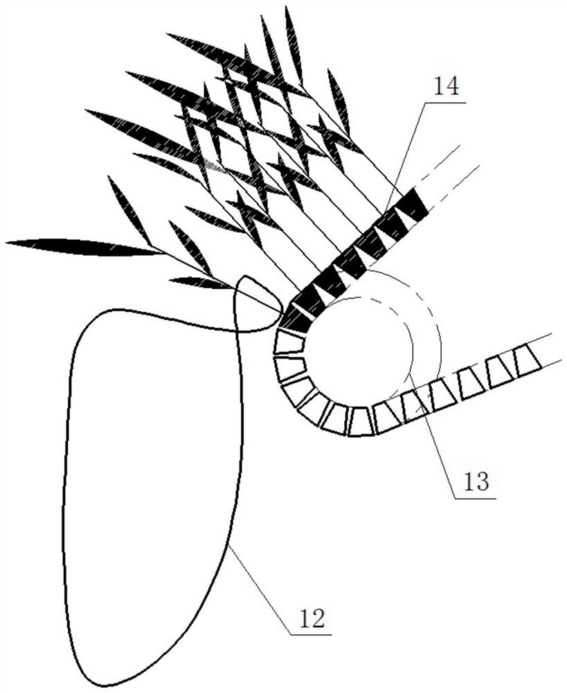 Two-degree-of-freedom unequal-speed gear train transplanting mechanism and method