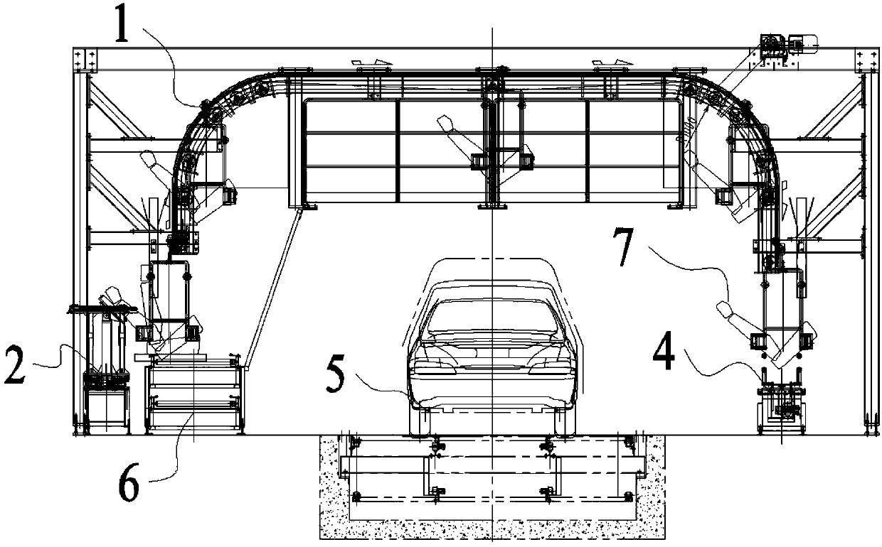 Automatic line-cross device for seats