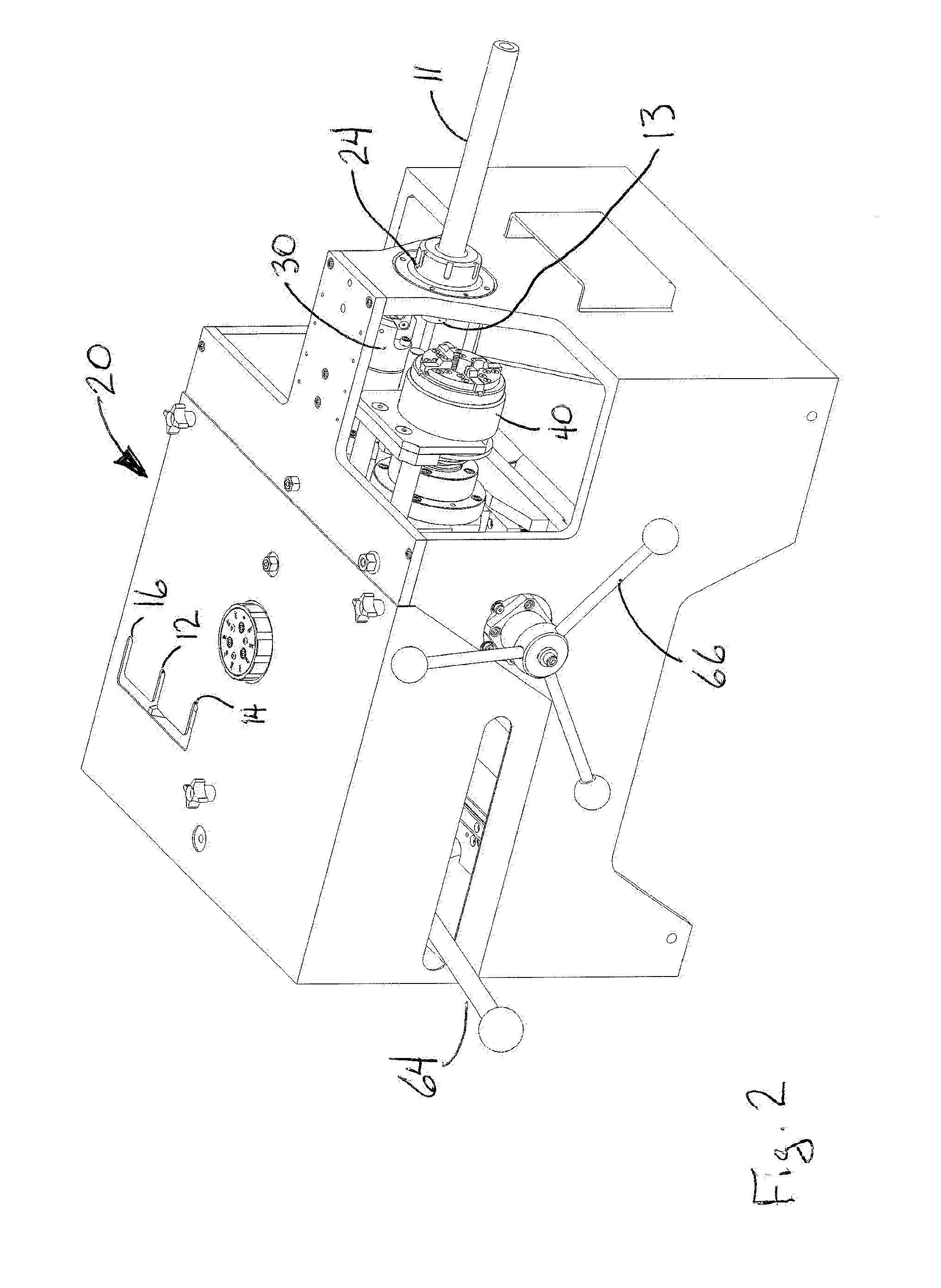 Coning and threading machine for high-pressure tubing