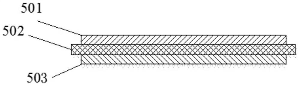 Two-stage micro flyer impact stress testing device and testing method