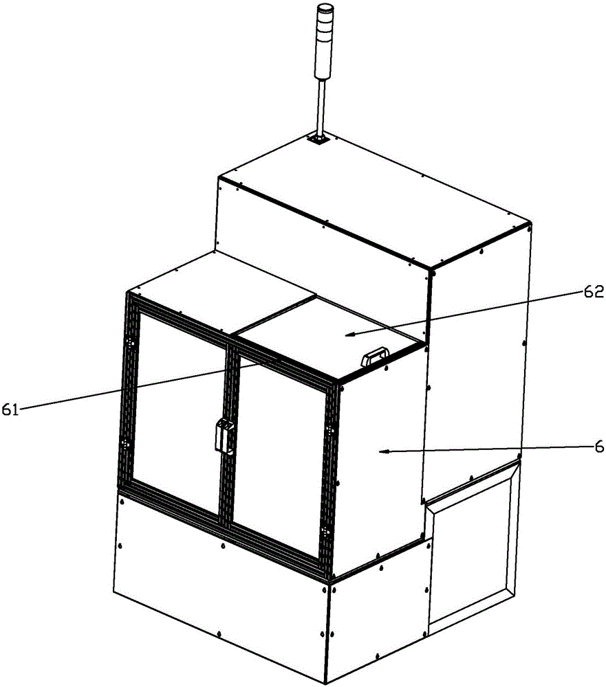 Double-layer cover body automatic squeeze riveter capable of avoiding finished product single-position stacking