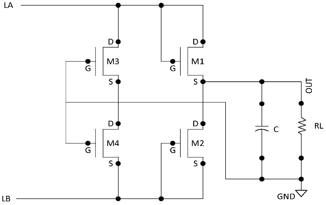 Cross multi-channel parallel output full-wave rectifying circuit capable of eliminating a threshold voltage